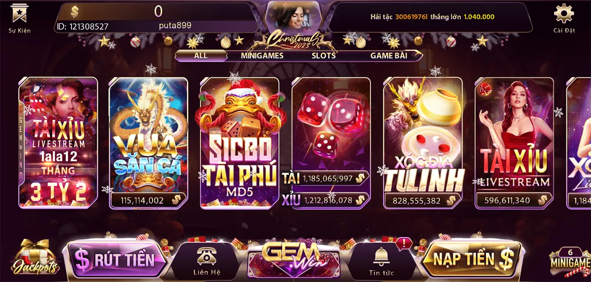 Top game bài đổi thưởng siêu hot tại Gemwin