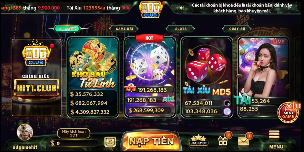 Game bài Baccarat đánh bài đổi thưởng hitclub